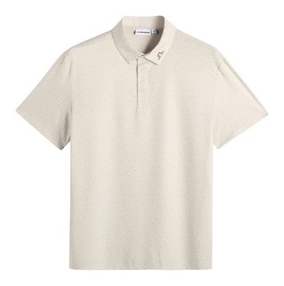 J.Lindeberg Tod Print pánske polo, bias bridge micro moon brindle