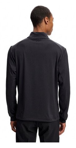 J.Lindeberg Lassy Quarter Zip Mid pánska vrstva, čierna