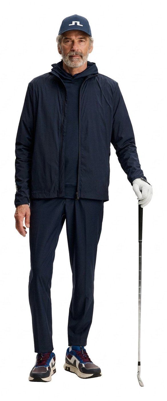 J.Lindeberg Tour Tech Packable pánska bunda, JLNavy
