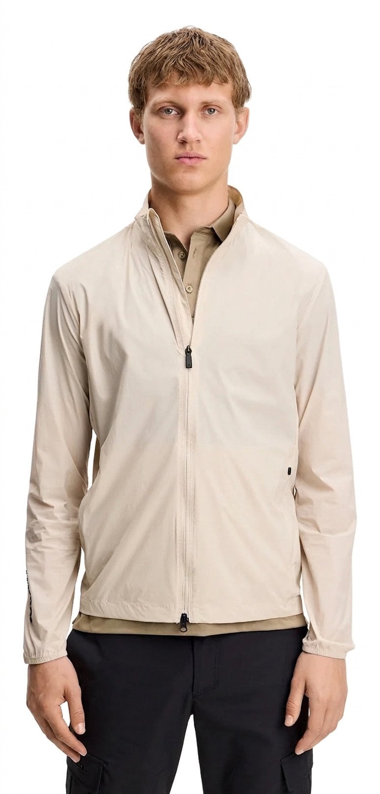 J.Lindeberg Tour Tech Packable pánska bunda, moonbeam