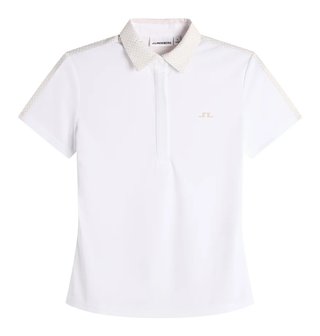 J.Lindeberg Cara Print dámske polo, biele