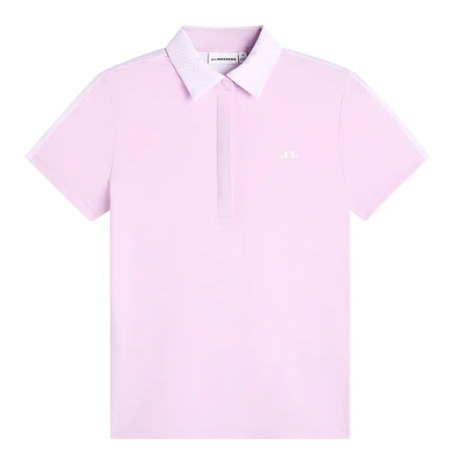 J.Lindeberg Cara Print dámske polo, orchid bouquet