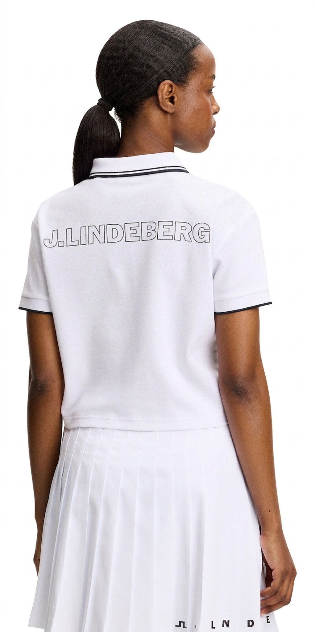 J.Lindeberg Claris dámske polo, biele