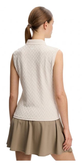 J.Lindeberg Dani sleeveless dámske polo, moonbeam