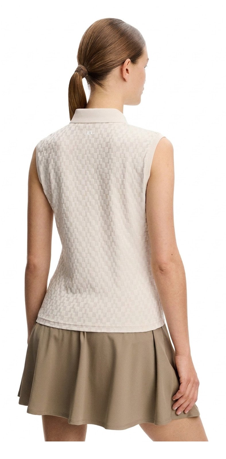 J.Lindeberg Dani sleeveless dámske polo, moonbeam