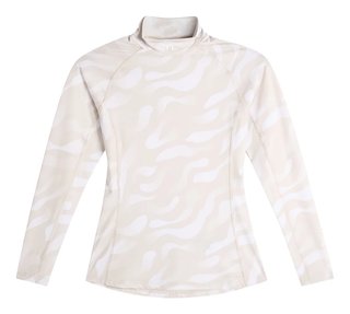 J.Lindeberg Ella Print Compression dámsky top, bunker fade moonbeam biela
