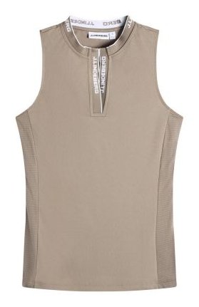 J.Lindeberg Leya Sleeveless dámske polo, béžové