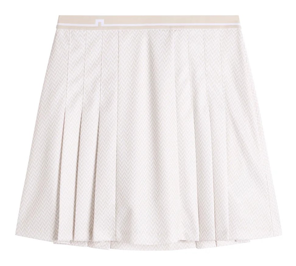 J.Lindeberg Harlow Print dámsky skort, bridge stack white moon
