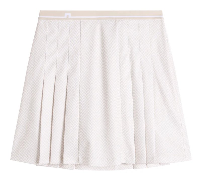 J.Lindeberg Harlow Print dámsky skort, bridge stack white moon