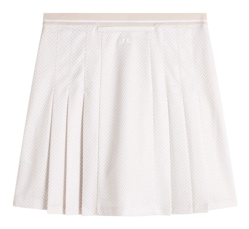 J.Lindeberg Harlow Print dámsky skort, bridge stack white moon