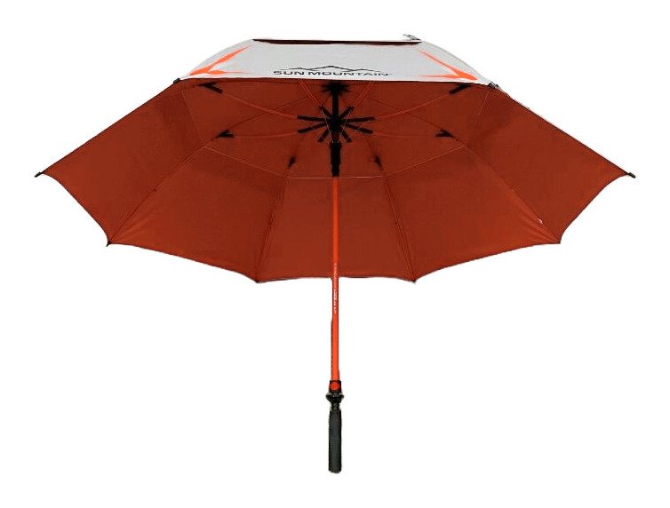 Sun Mountain H2NO Chrome UV dáždnik 68", oranžový