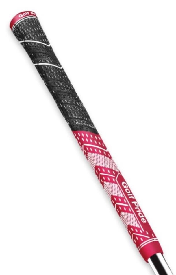 Golf Pride MCC Plus4 grip (.60 RND), Midsize, tmavo červená/biela