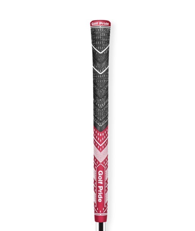 Golf Pride MCC Plus4 grip (.60 RND), Midsize, tmavo červená/biela