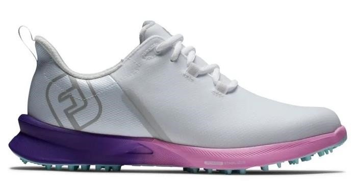 FootJoy Fuel Sport dámske golfové topánky 2023, biele/fialové, UK7.5-EU41 (US9.5)