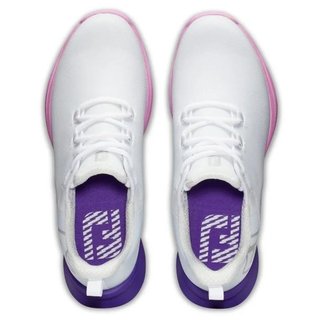 FootJoy Fuel Sport dámske golfové topánky 2023, biele/fialové, UK7.5-EU41 (US9.5)