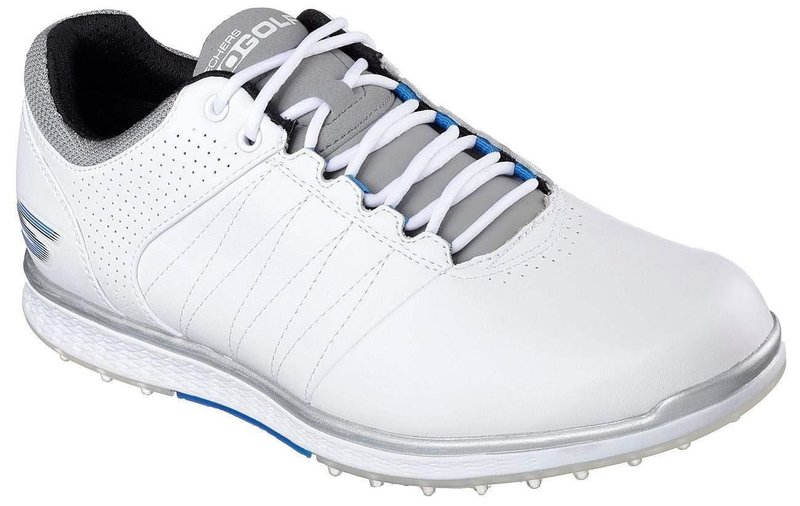 Skechers Go Golf Elite 2 pánske golfové topánky, bielo/šedo/modré
