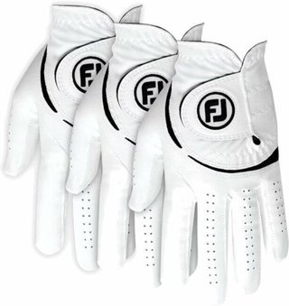 FootJoy WeatherSof 24 dámska golfová rukavica (3 PACK), biela/čierna, ML