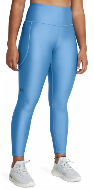 Under Armour HeatGear Armour Hi Ankle dámske kompresné legíny, viral blue