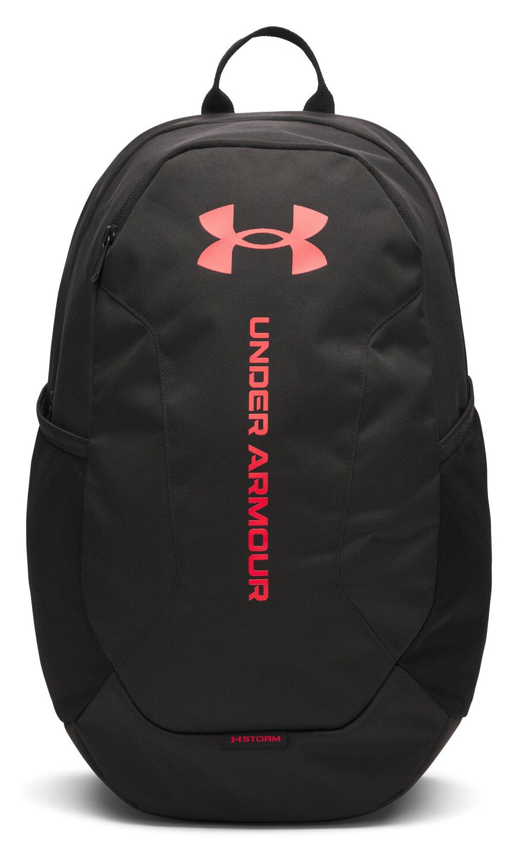 Under Armour Hustle Lite batoh, čierna/racer red