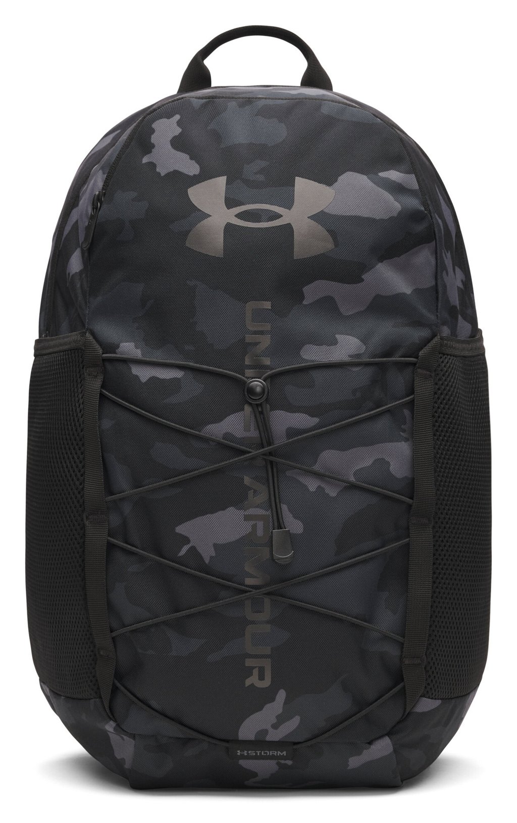 Under Armour Hustle Sport 6.0 batoh, čierna/metalická sivá