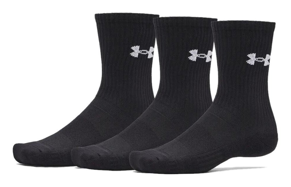 Under Armour UA Performance Cotton unisex ponožky (3 pack), ultimate black