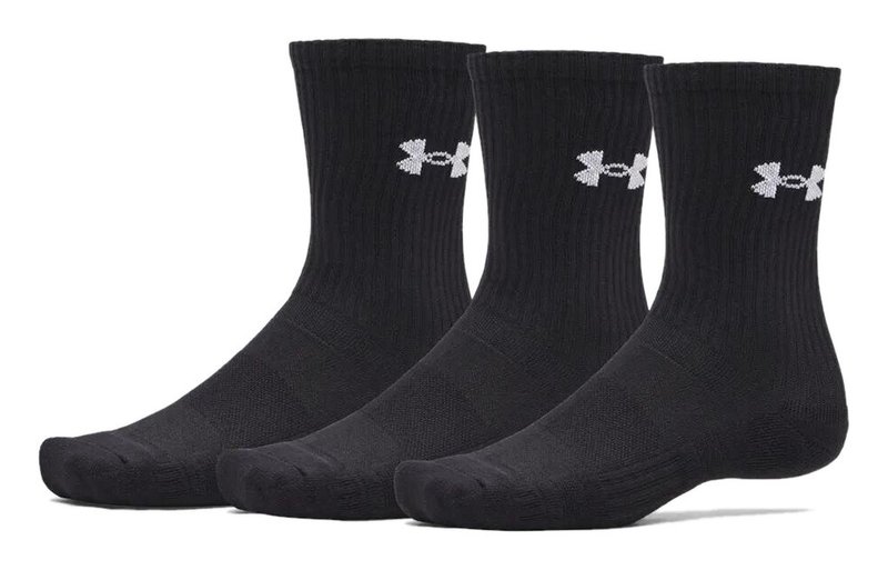 Under Armour UA Performance Cotton unisex ponožky (3 pack), ultimate black