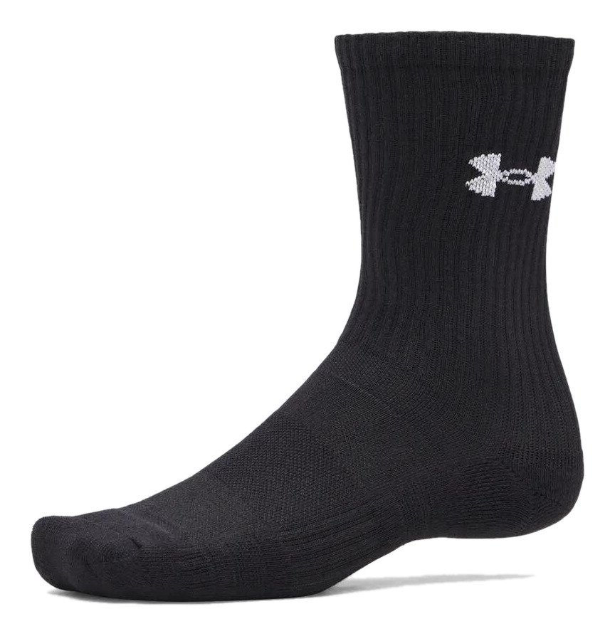 Under Armour UA Performance Cotton unisex ponožky (3 pack), ultimate black