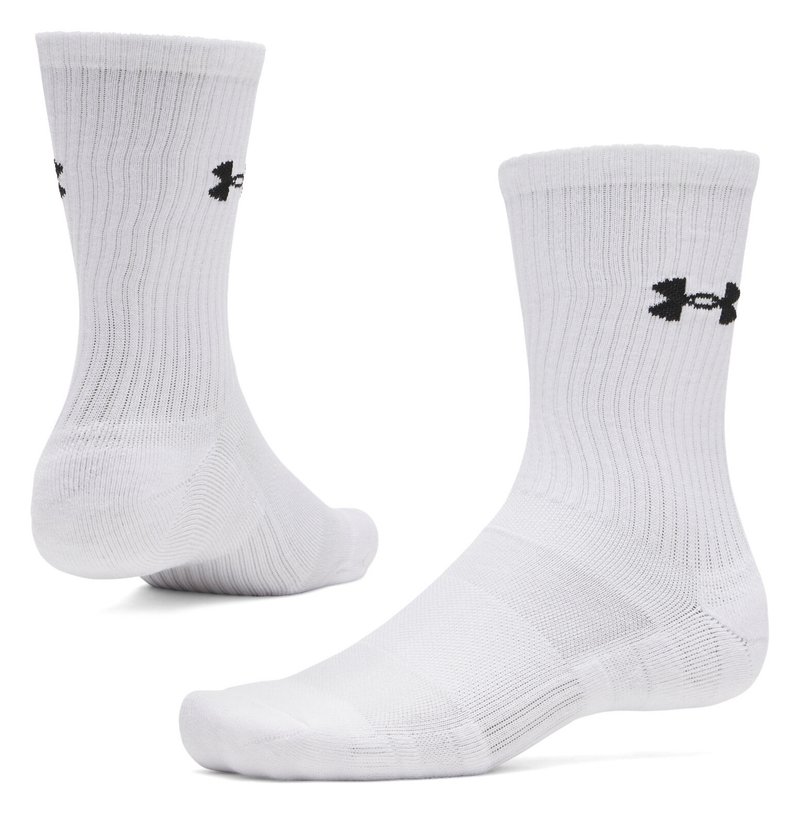 Under Armour UA Performance Cotton unisex ponožky (3 pack), biele