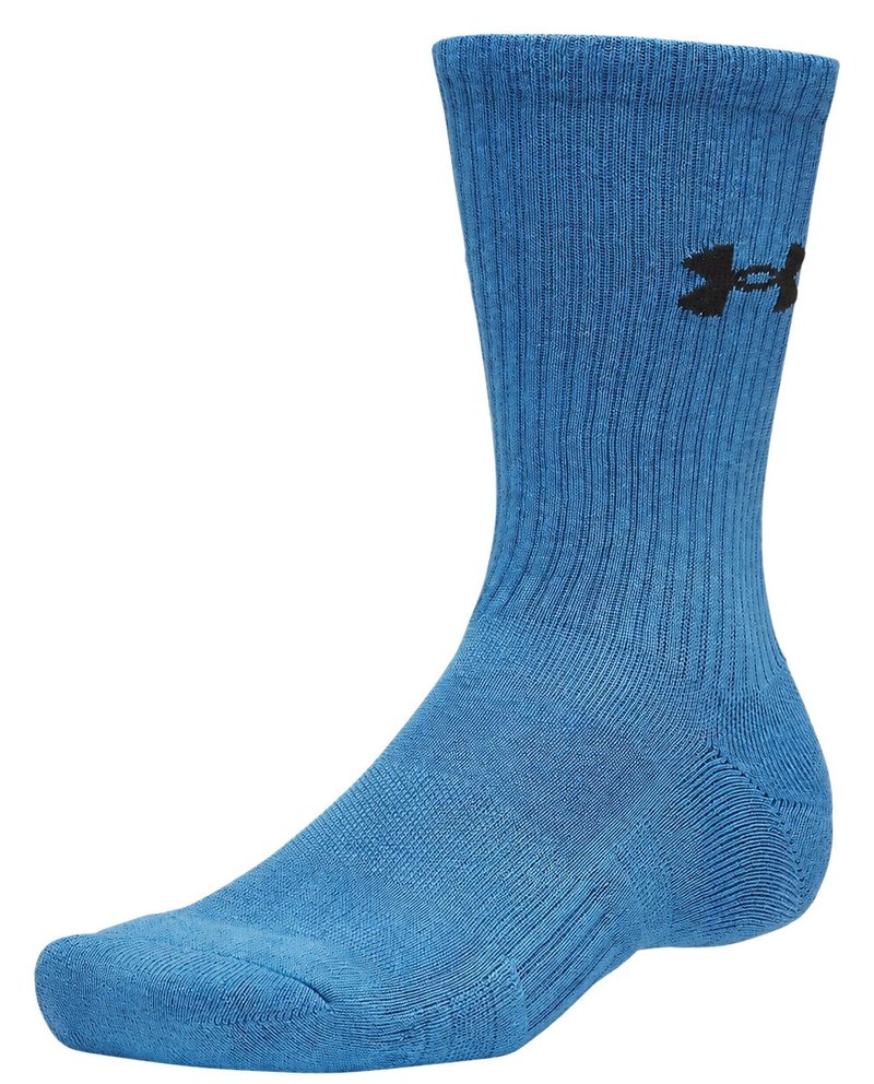 Under Armour UA Performance Cotton unisex ponožky (3 pack), aegean blue