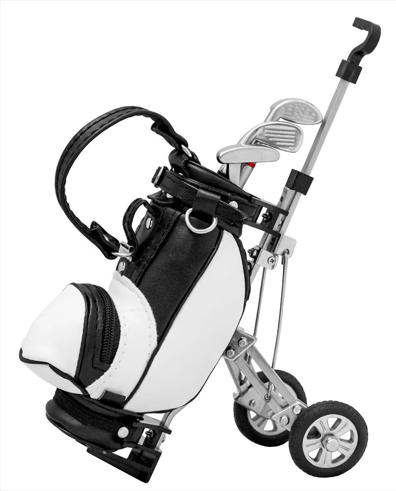 Longridge stolný golfový bag a sada pier, čierno/biela