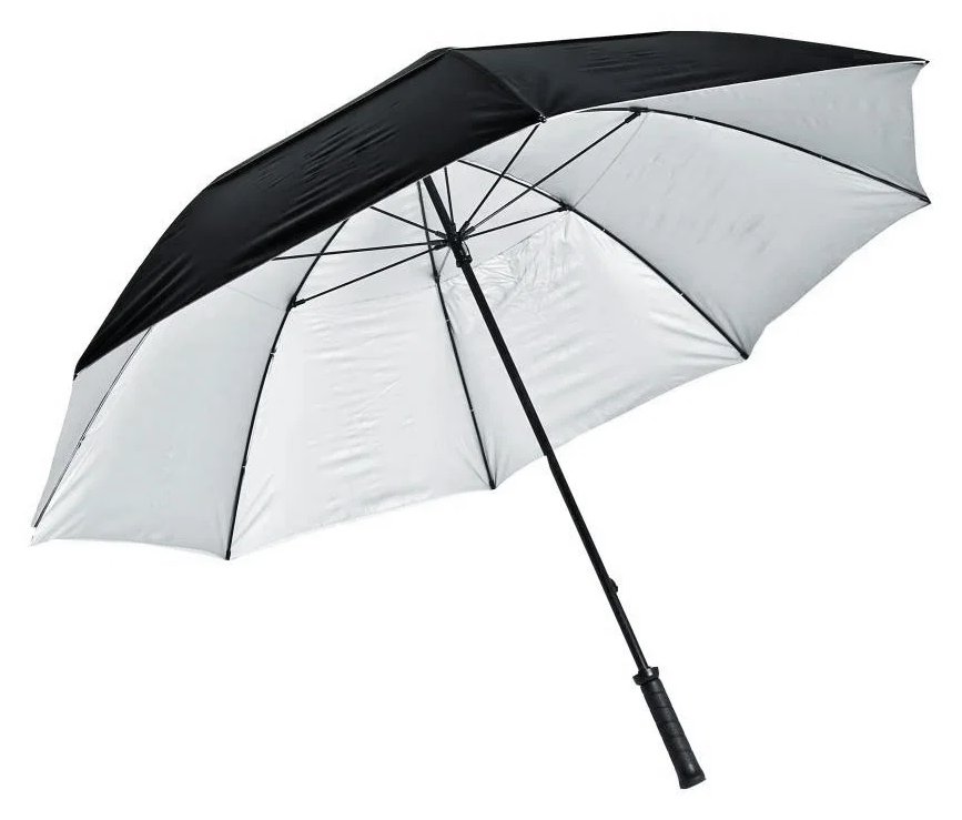 Longridge Silverback UV dáždnik 62", strieborný