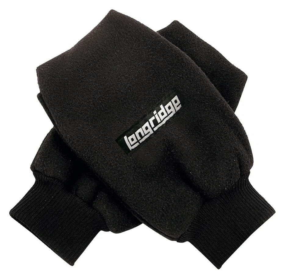Longridge Winter Fleece palčiaky, čierne