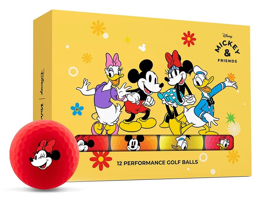 Volvik Disney Mickey and Friends golfové loptičky (12 loptičiek)