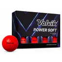 Volvik POWER Soft golfové loptičky (12 ks), červené