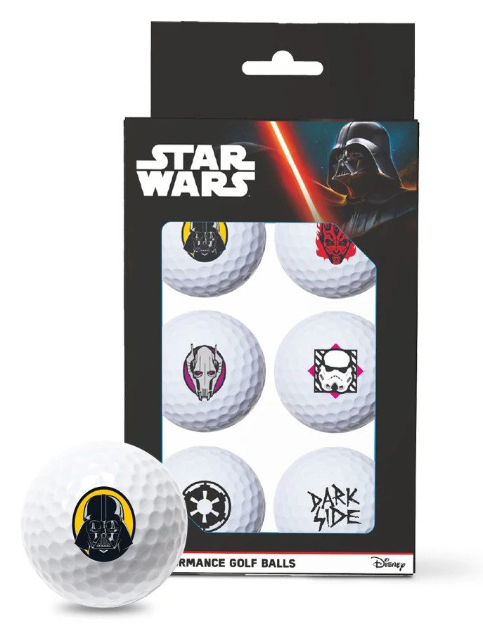Volvik POWER Soft Star Wars Dark Side golfové loptičky (6 loptičiek)