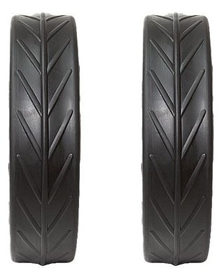 JuCad Tyres for REAR Wheels (2 pneumatiky pre zadné kolieska JuCad), čierne