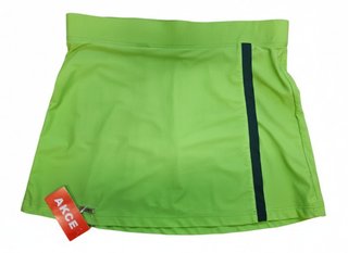 Kod 14 dámska sukňa so šortkami, zeleno/modrá, XL
