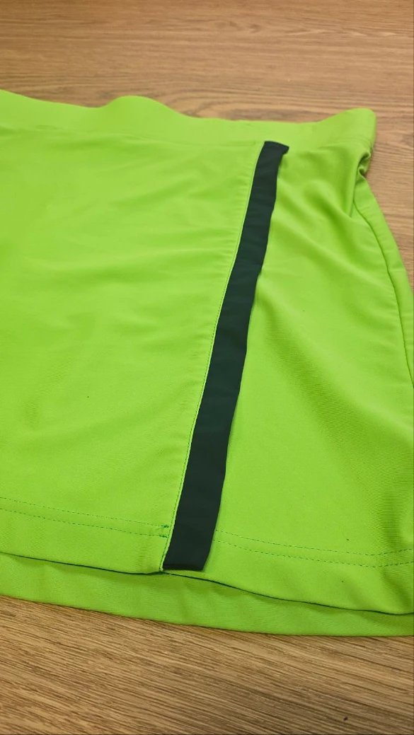 Kod 14 dámska sukňa so šortkami, zeleno/modrá, XL