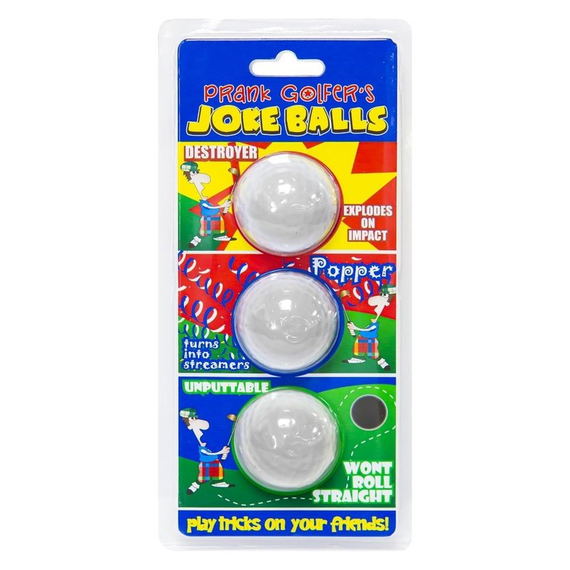 Longridge Prank Golfer's Joke balls (3 balls)