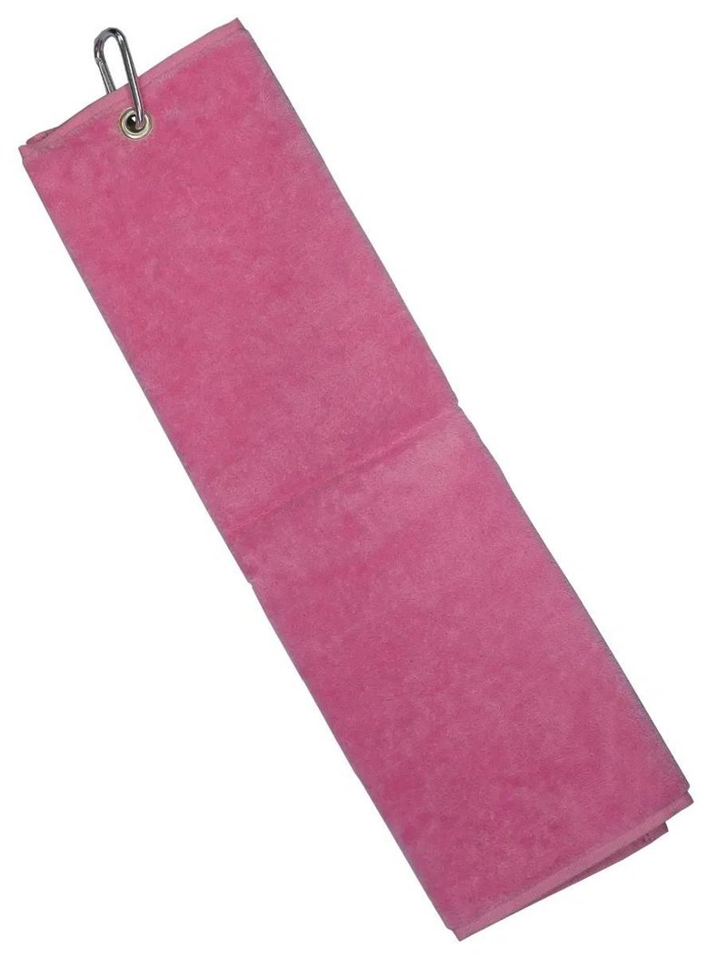 Longridge Blank Luxury Three Fold golfový uterák, ružová