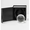 Longridge Crystal Golf Ball Paper Weight Trophy