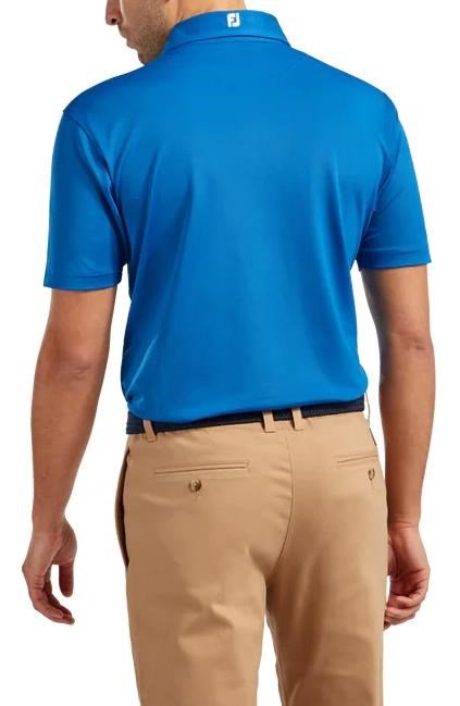 FootJoy Stretch Pique Solid pánske polo, kobaltovo modré