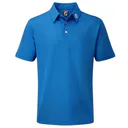 FootJoy Stretch Pique Solid pánske polo, kobaltovo modré