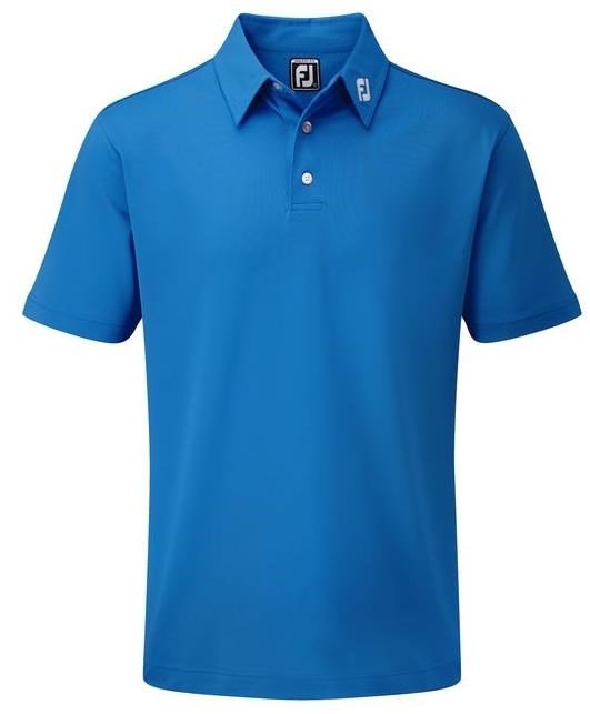FootJoy Stretch Pique Solid pánske polo, kobaltovo modré