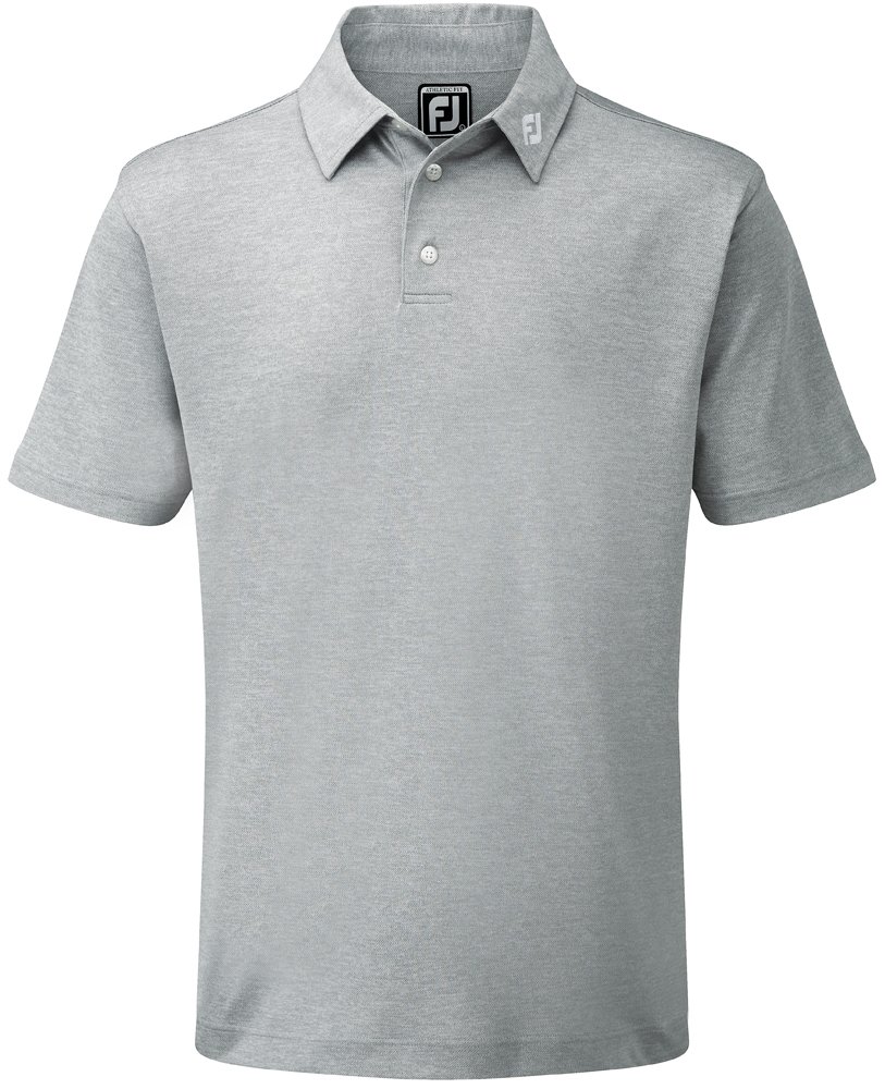 FootJoy Stretch Pique Solid pánske polo, heather grey