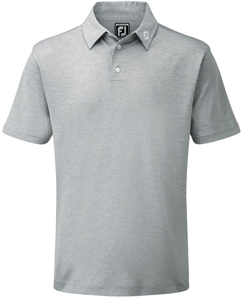 FootJoy Stretch Pique Solid pánske polo, heather grey