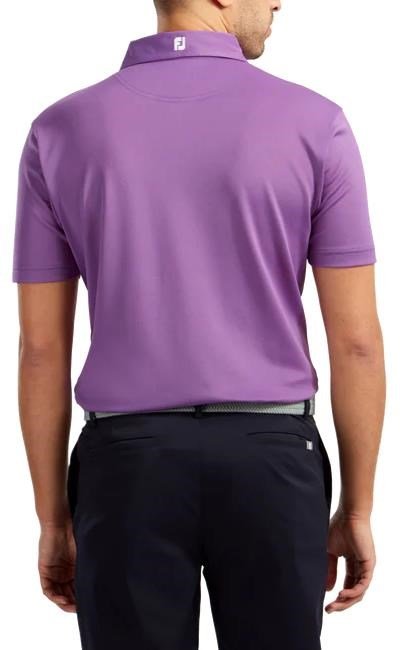 FootJoy Stretch Pique Solid pánske polo, fialové