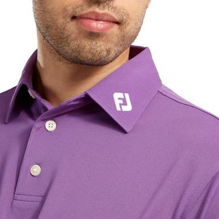 FootJoy Stretch Pique Solid pánske polo, fialové
