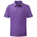 FootJoy Stretch Pique Solid pánske polo, fialové