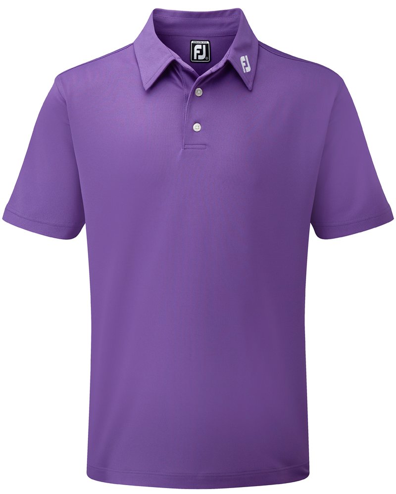 FootJoy Stretch Pique Solid pánske polo, fialové